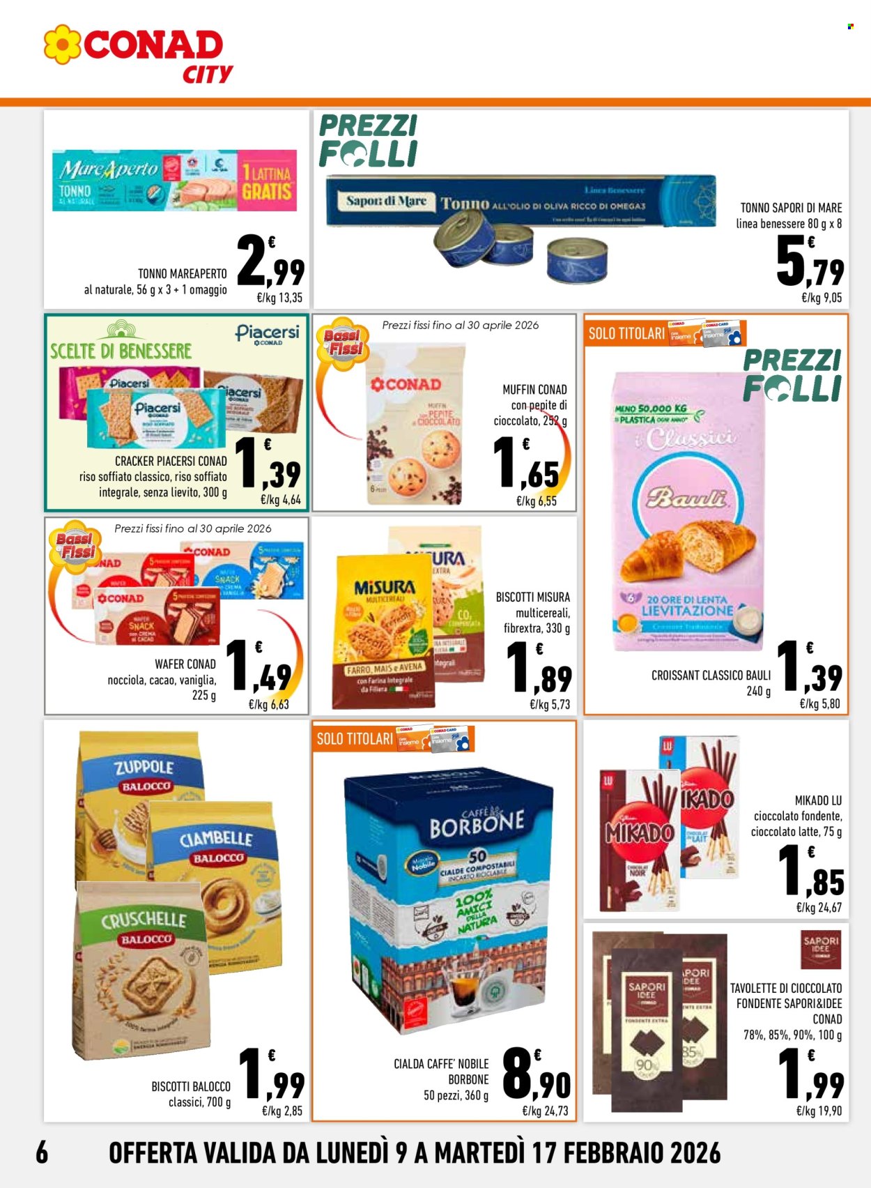 Volantino Conad - 9/2/2026 - 17/2/2026. Pagina 6