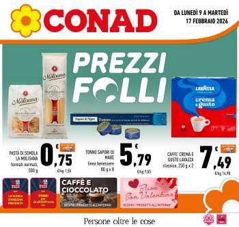 Volantino Conad - 9/2/2026 - 17/2/2026.