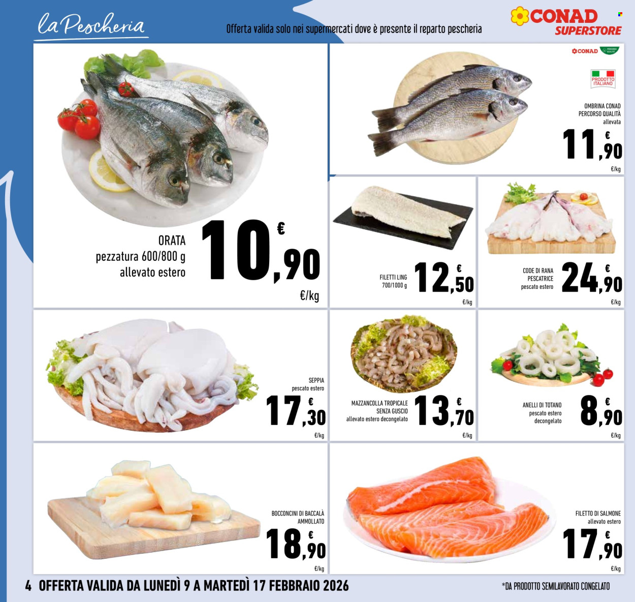Volantino Conad Superstore - 9/2/2026 - 17/2/2026. Pagina 4