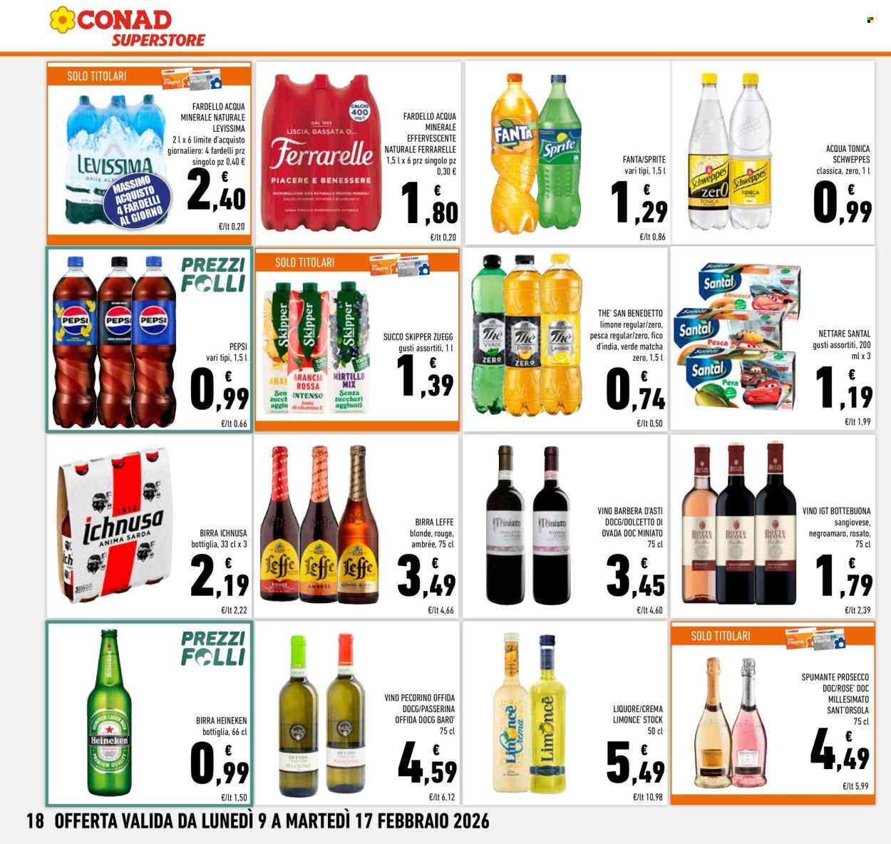Volantino Conad Superstore - 9/2/2026 - 17/2/2026. Pagina 18