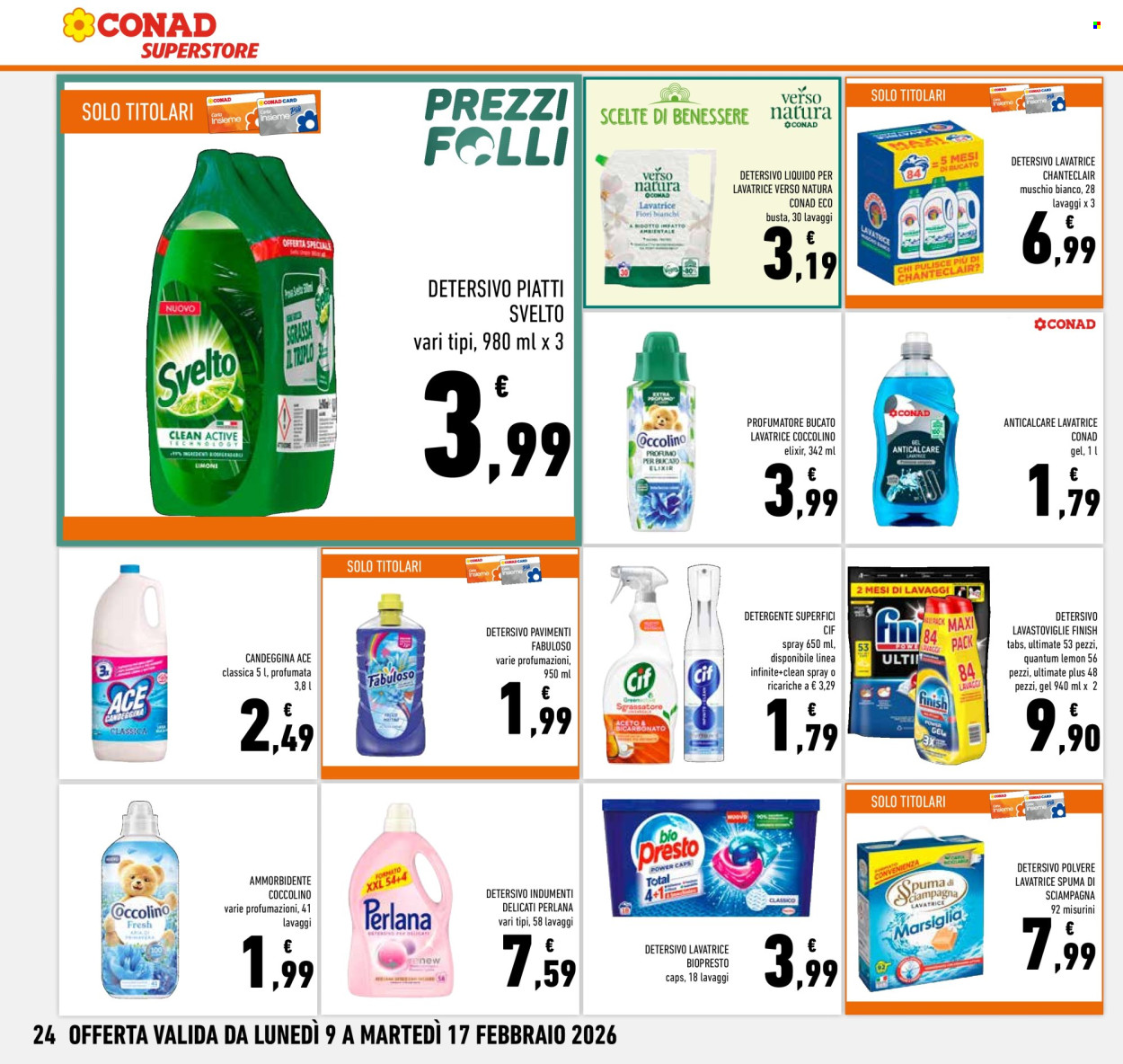 Volantino Conad Superstore - 9/2/2026 - 17/2/2026. Pagina 24