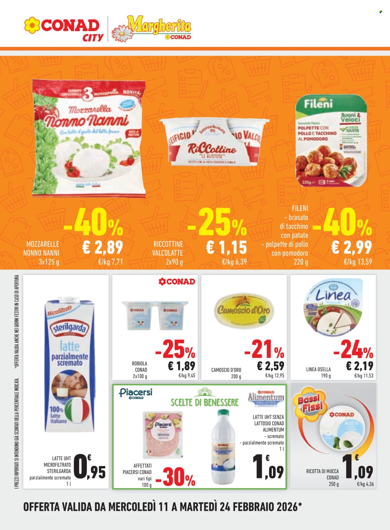 Volantino Margherita Conad - 11/2/2026 - 24/2/2026. Pagina 8