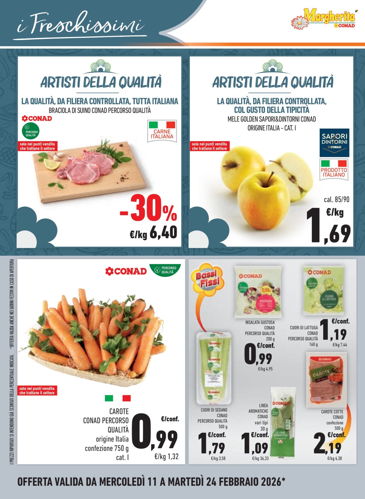 Volantino Margherita Conad - 11/2/2026 - 24/2/2026. Pagina 16