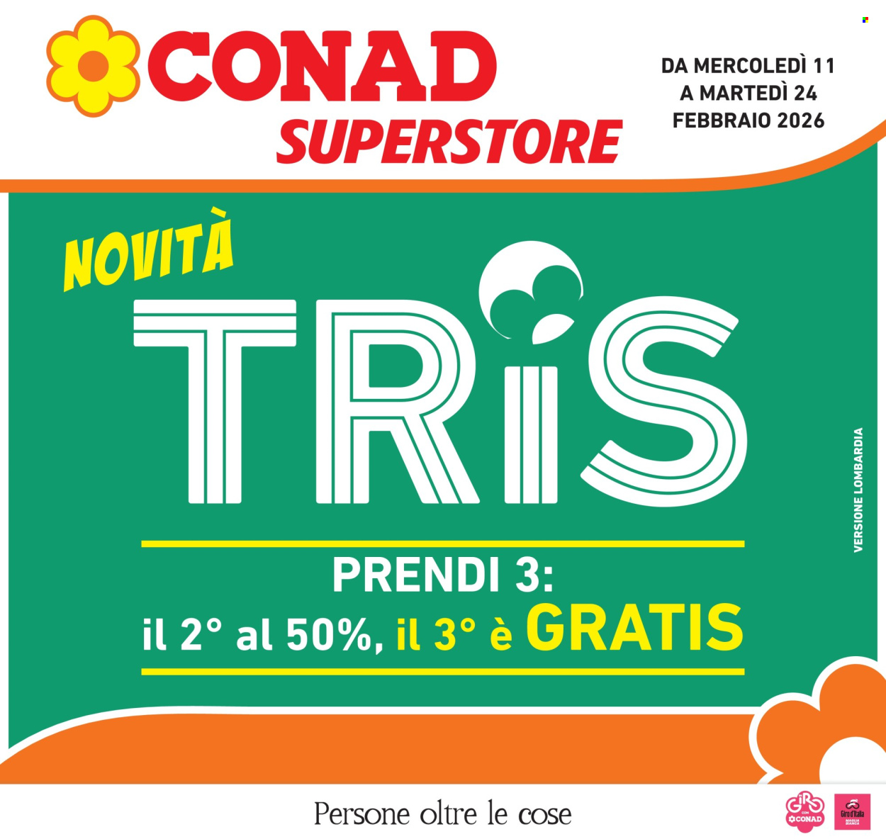 Volantino Conad Superstore - 11/2/2026 - 24/2/2026. Pagina 1