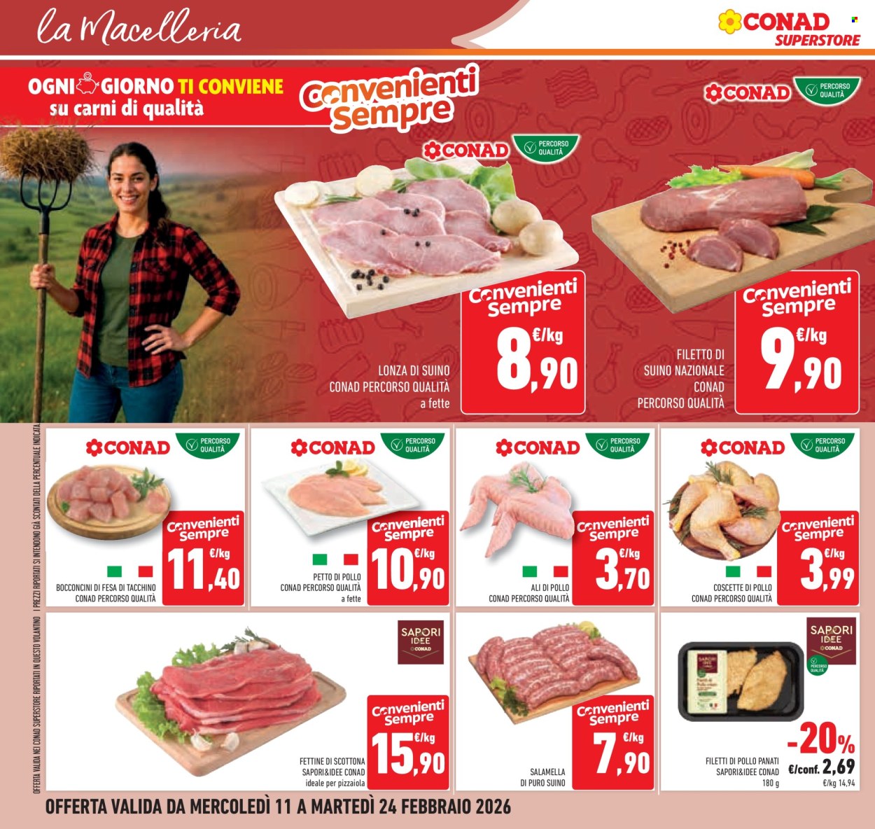 Volantino Conad Superstore - 11/2/2026 - 24/2/2026. Pagina 18