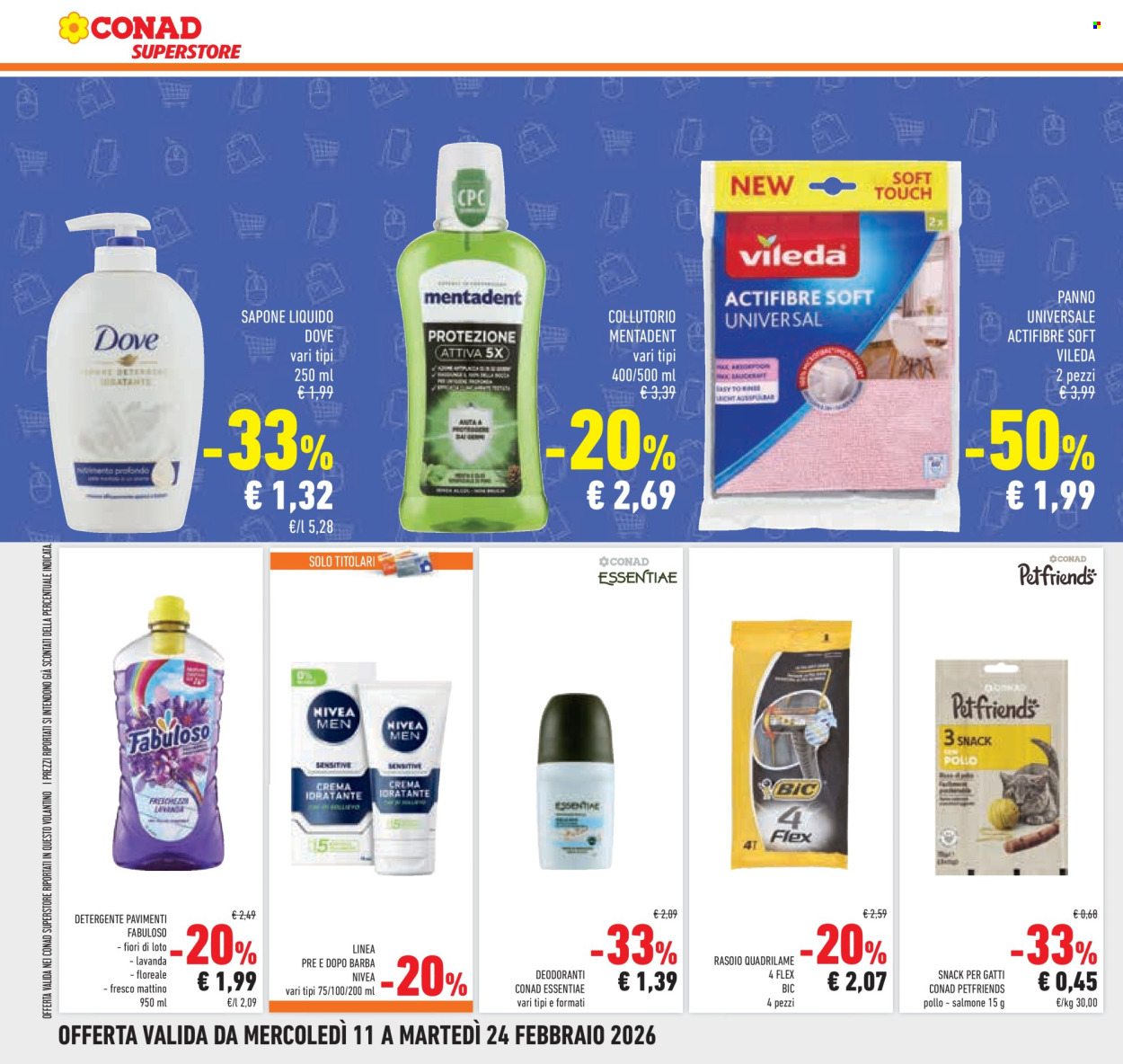 Volantino Conad Superstore - 11/2/2026 - 24/2/2026. Pagina 38