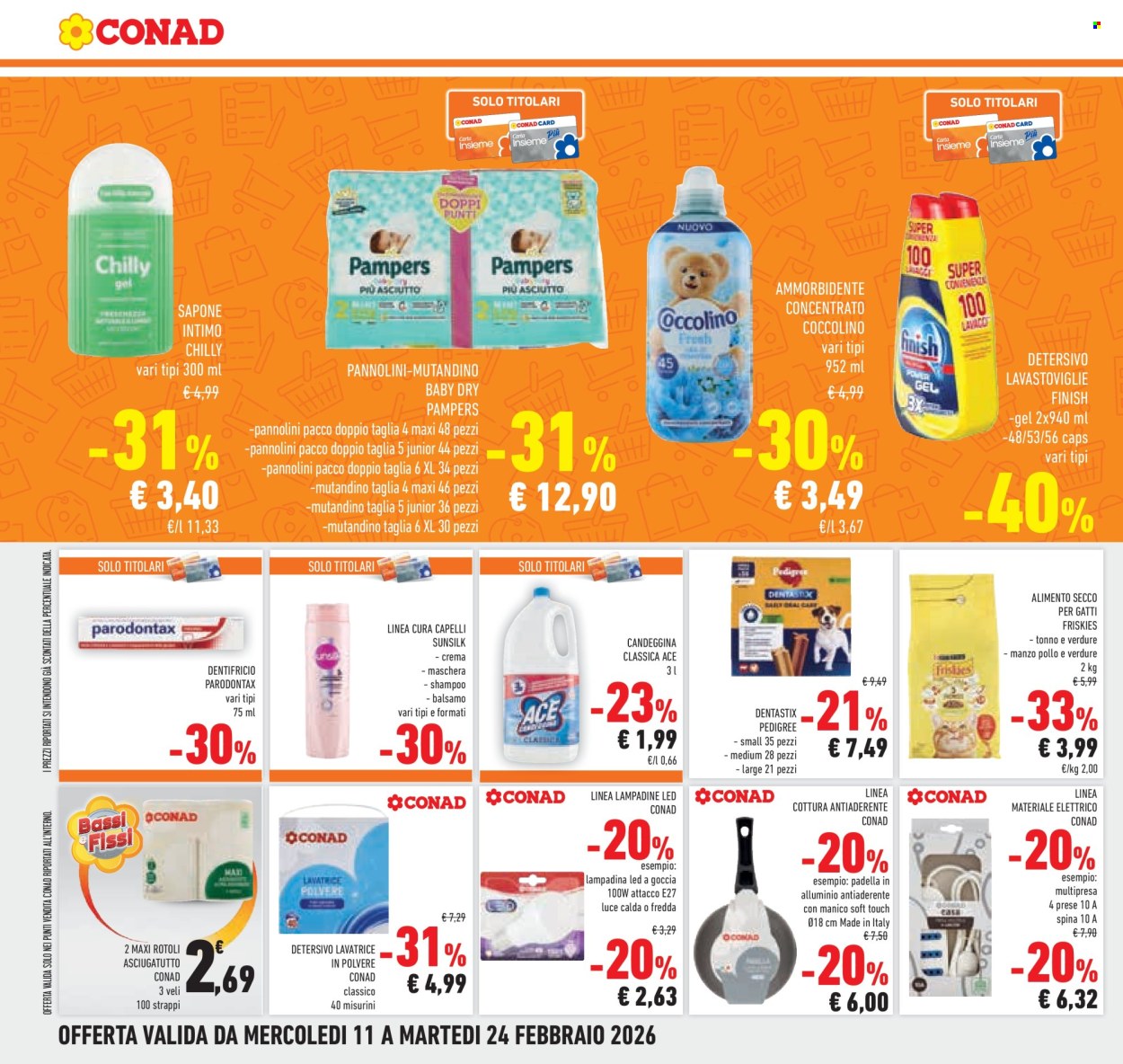 Volantino Conad - 11/2/2026 - 24/2/2026. Pagina 24