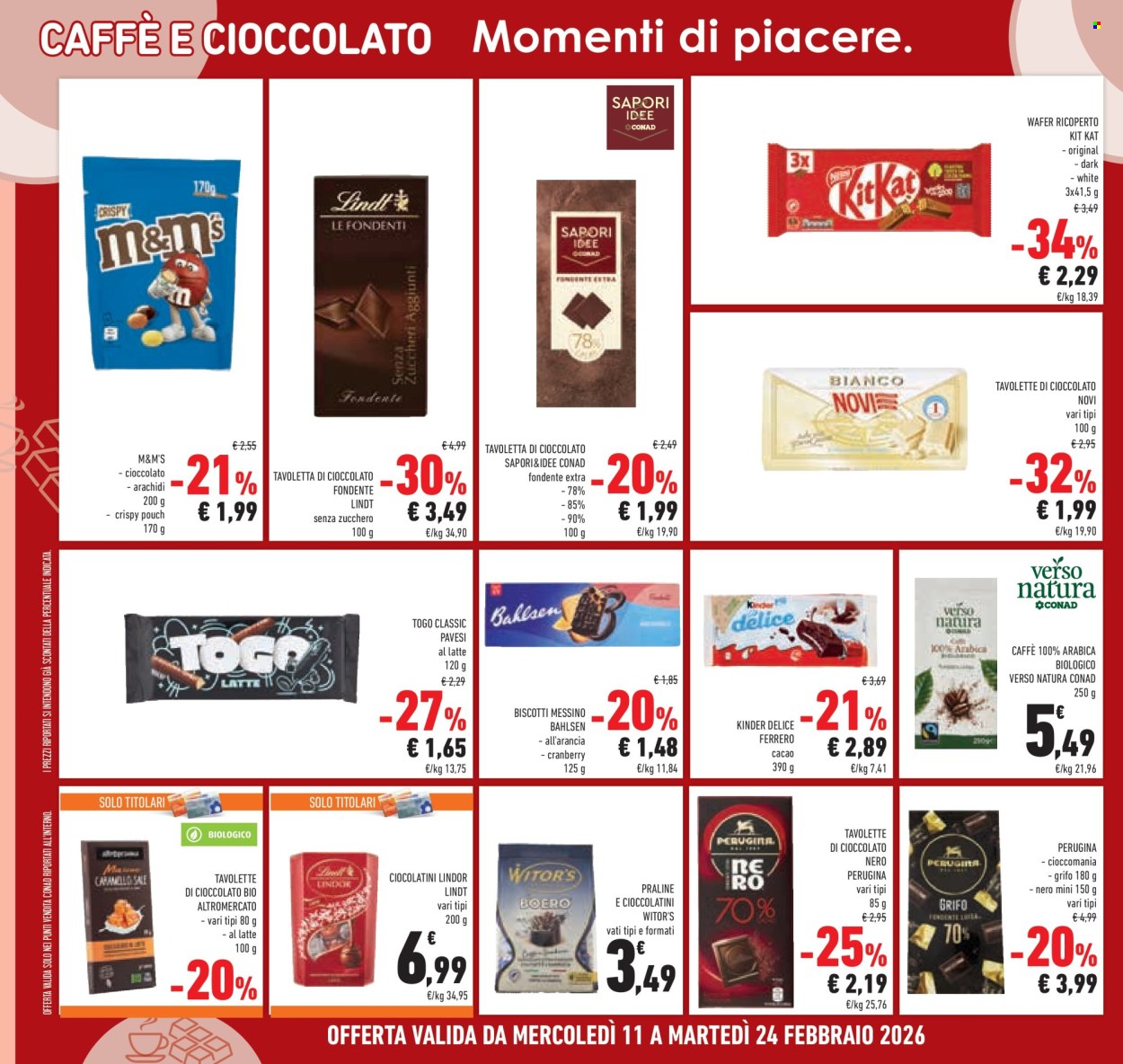 Volantino Conad - 11/2/2026 - 24/2/2026. Pagina 26