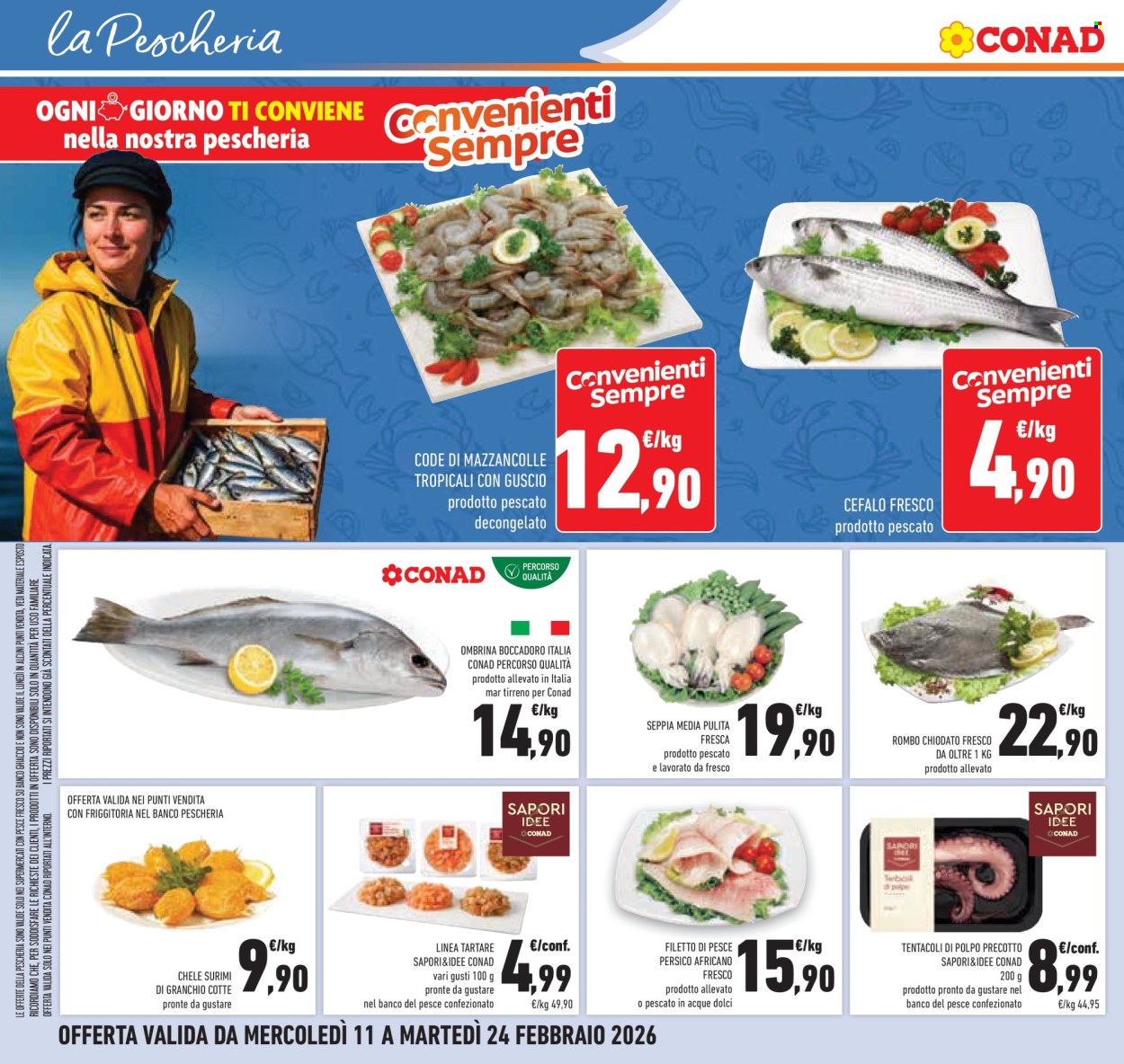 Volantino Conad - 11/2/2026 - 24/2/2026. Pagina 18