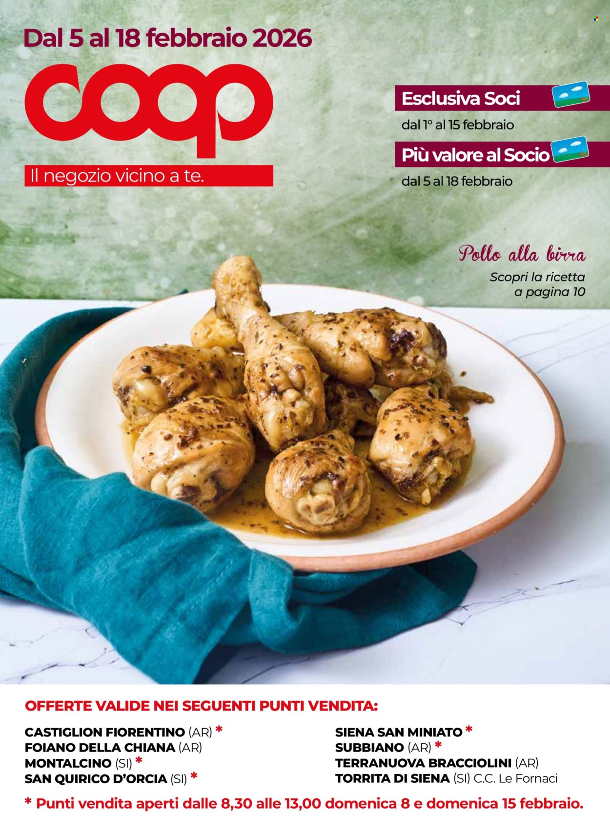 Volantino Coop - 5/2/2026 - 18/2/2026. Pagina 1