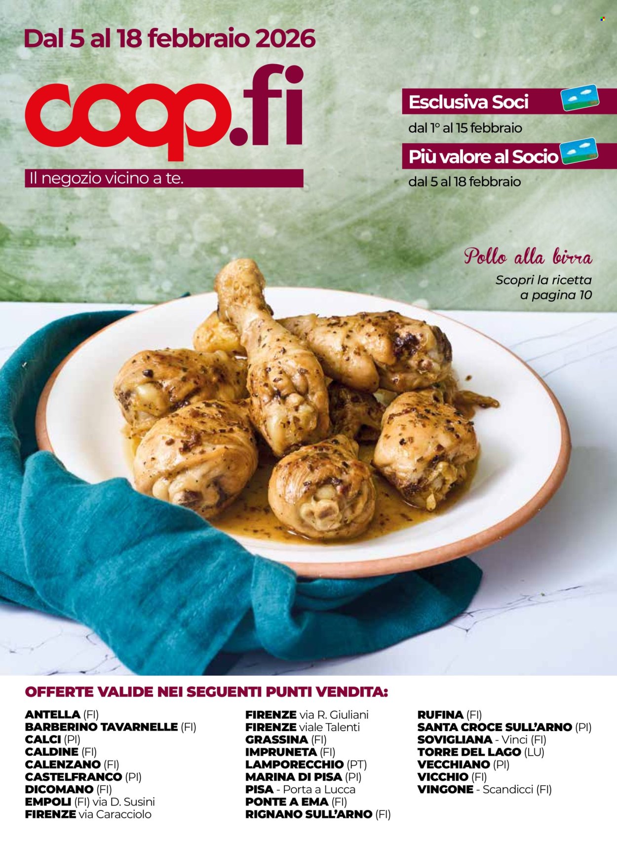 Volantino Coop - 5/2/2026 - 18/2/2026. Pagina 1