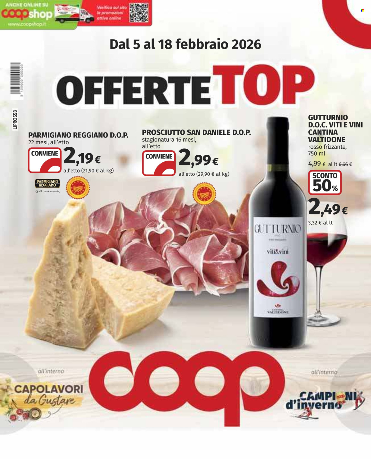 Volantino Coop - 5/2/2026 - 18/2/2026. Pagina 1