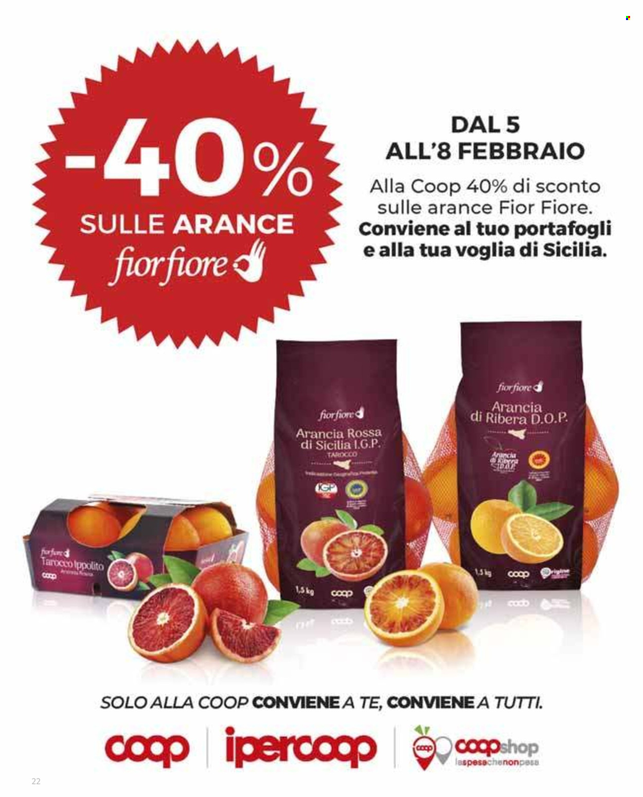 Volantino Coop - 5/2/2026 - 18/2/2026. Pagina 22