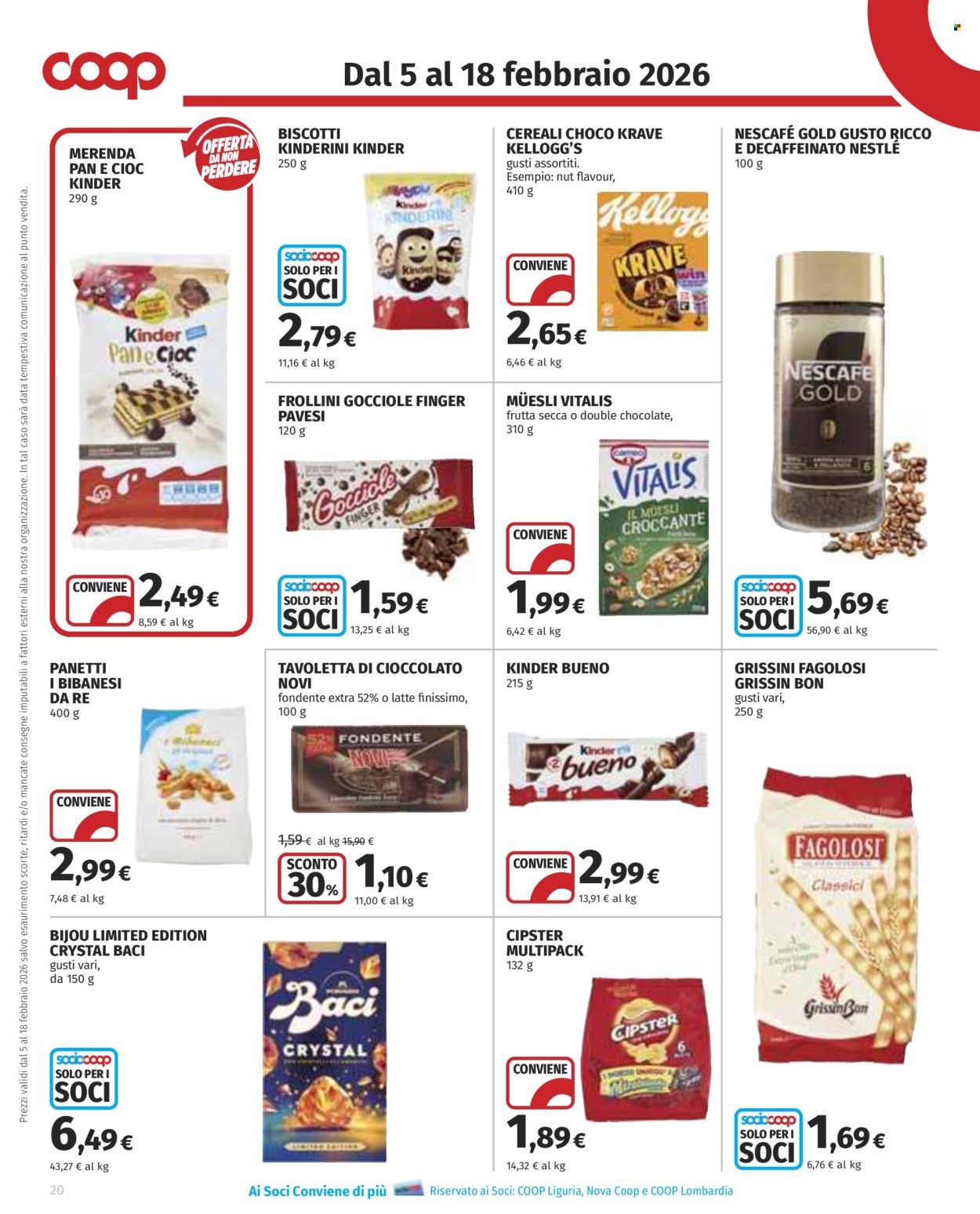 Volantino Coop - 5/2/2026 - 18/2/2026. Pagina 20