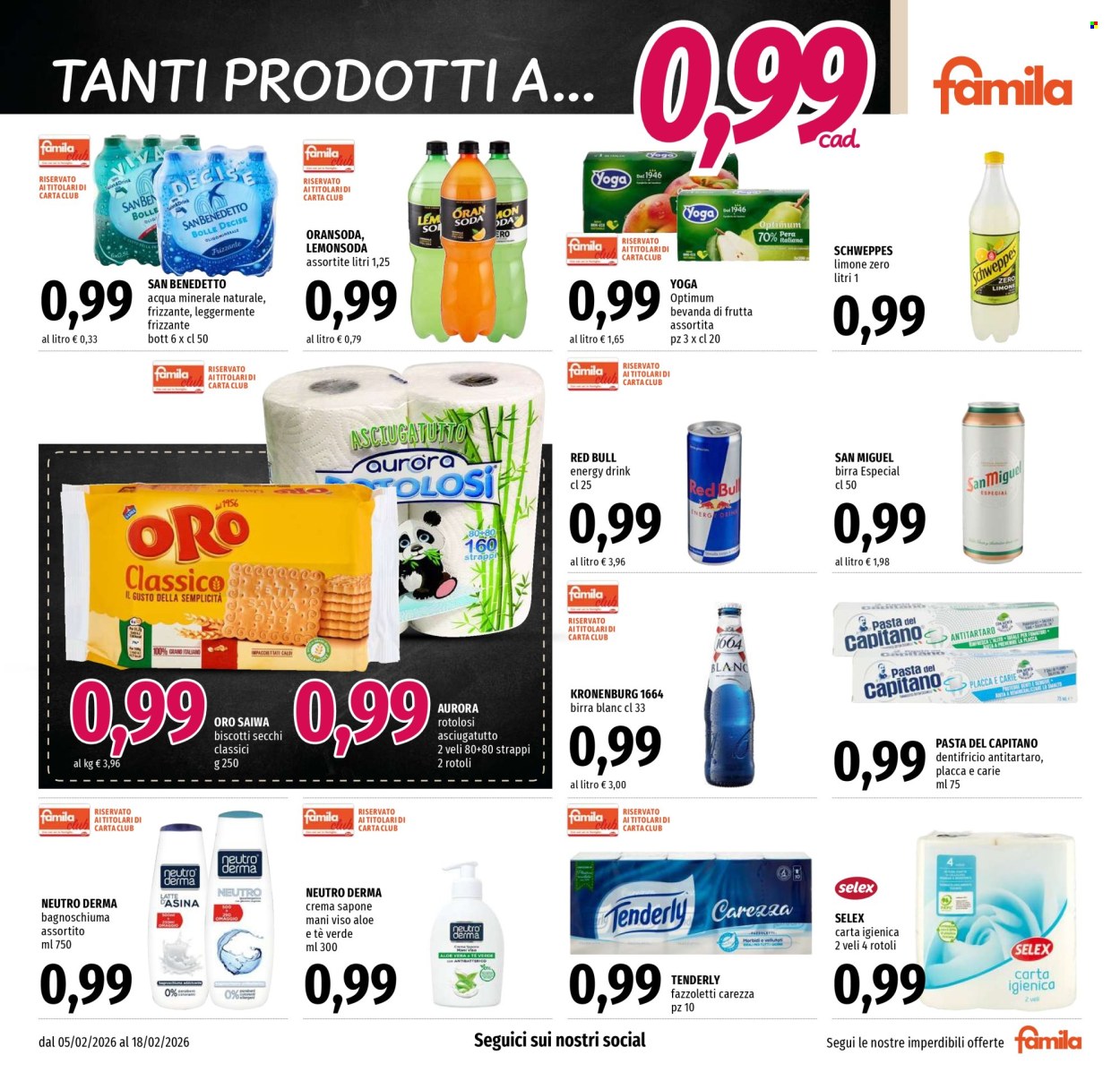 Volantino Famila - 5/2/2026 - 18/2/2026. Pagina 5