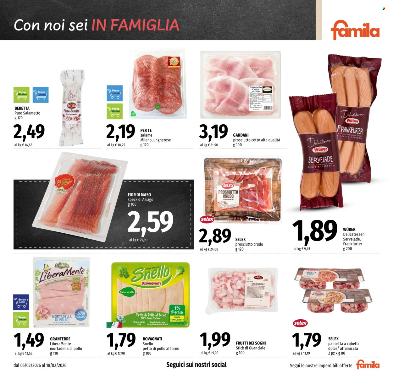 Volantino Famila - 5/2/2026 - 18/2/2026. Pagina 9