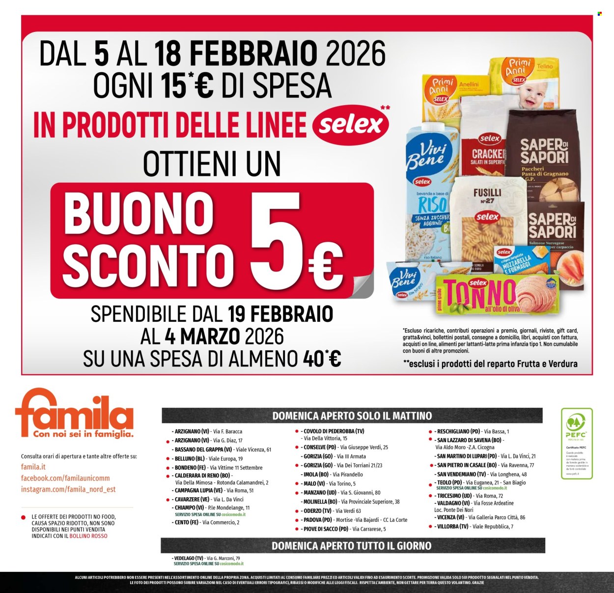 Volantino Famila - 5/2/2026 - 18/2/2026. Pagina 32