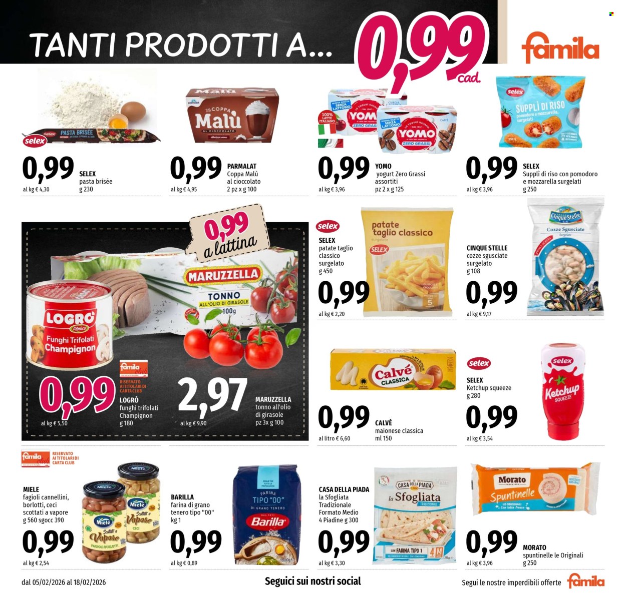 Volantino Famila - 5/2/2026 - 18/2/2026. Pagina 3