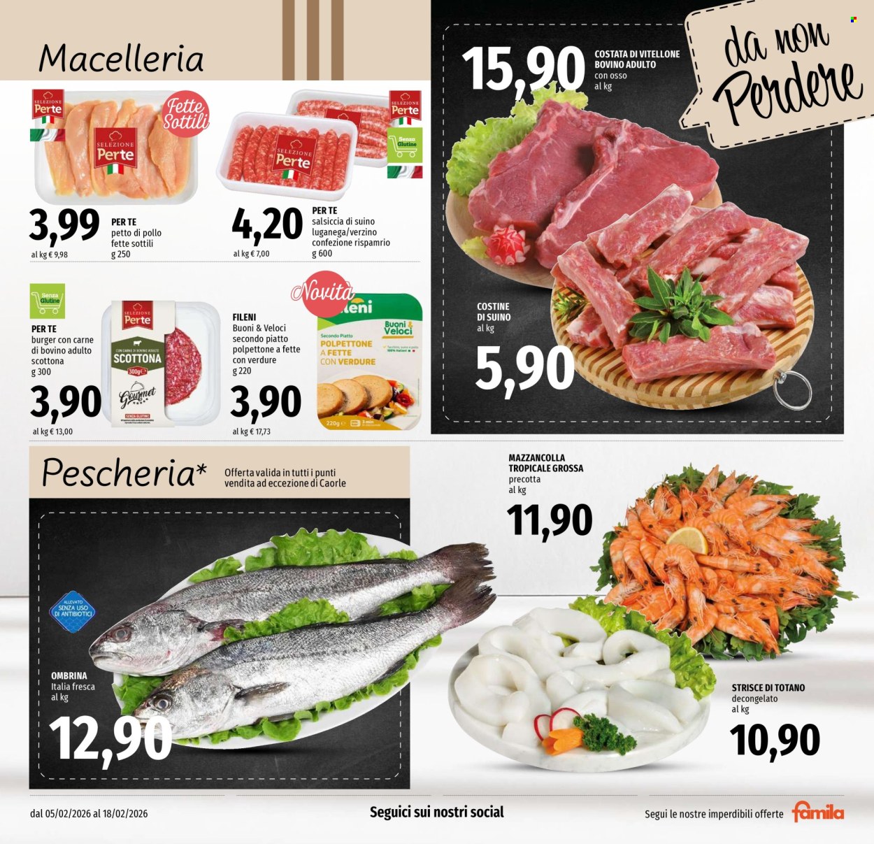 Volantino Famila - 5/2/2026 - 18/2/2026. Pagina 7