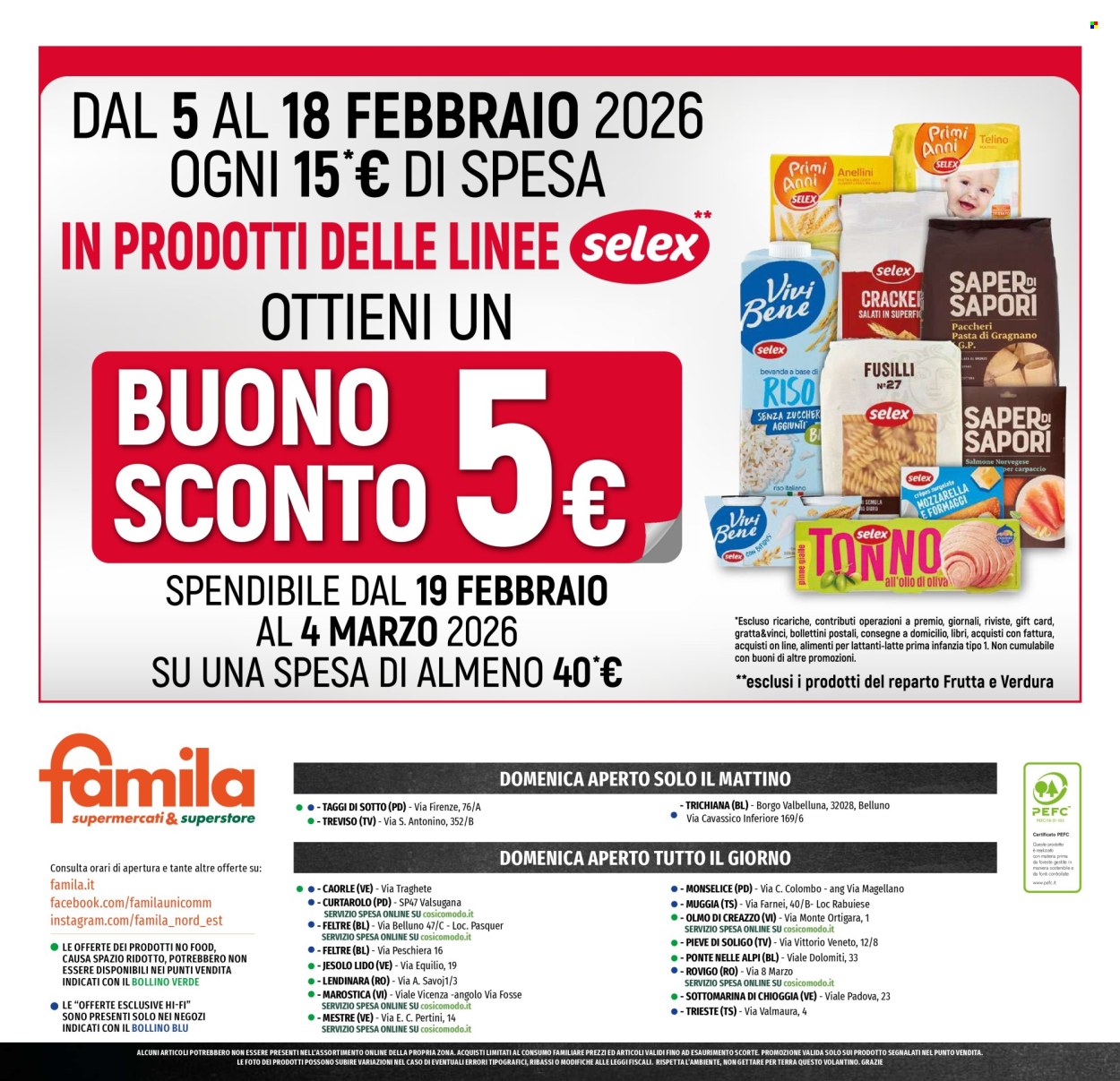 Volantino Famila - 5/2/2026 - 18/2/2026. Pagina 32
