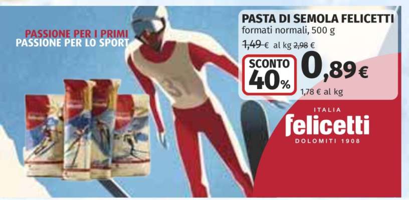 PASTA DI SEMOLA FELICETTI