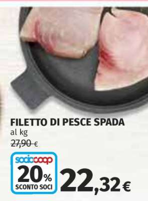 Filetto di Pesce Spada