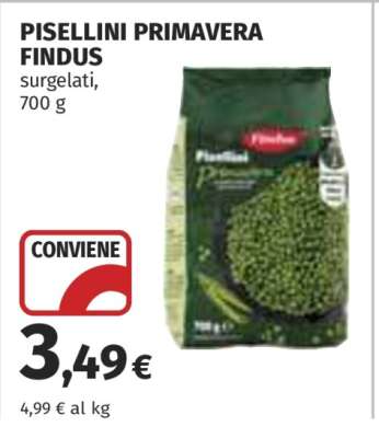 Pisellini Primavera Findus
