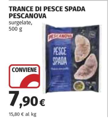 TRANCE DI PESCE SPADA PESCANOVA