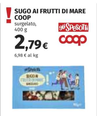 Sugo ai Frutti di Mare Coop
