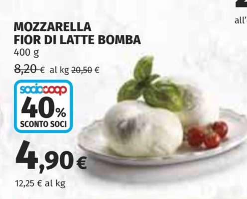 MOZZARELLA FIOR DI LATTE BOMBA