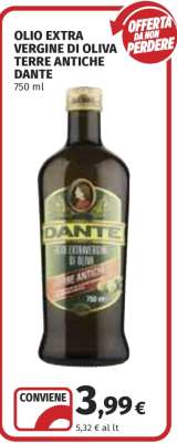 Olio Extra Vergine di Oliva Terre Antiche Dante