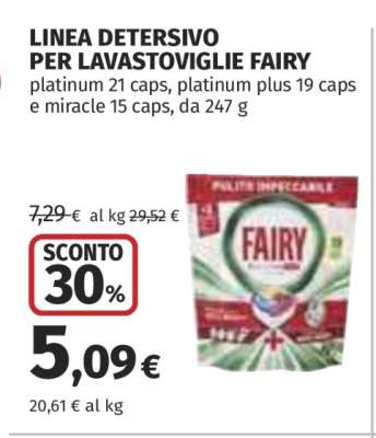 Linea Detersivo per Lavastoviglie Fairy