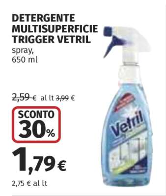 DETERGENTE MULTISUPERFICIE TRIGGER VETRIL