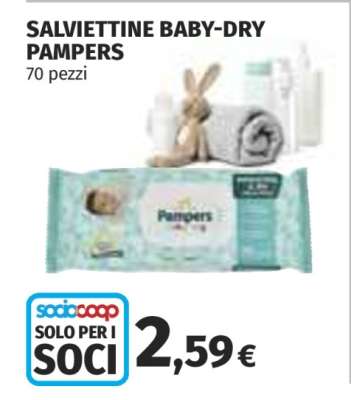 Salviettine Baby-Dry Pampers