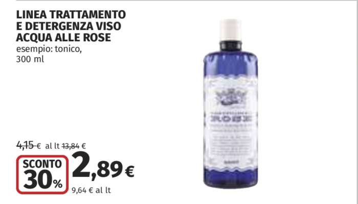 LINEA TRATTAMENTO E DETERSIONE VISO ACQUA ALLE ROSE