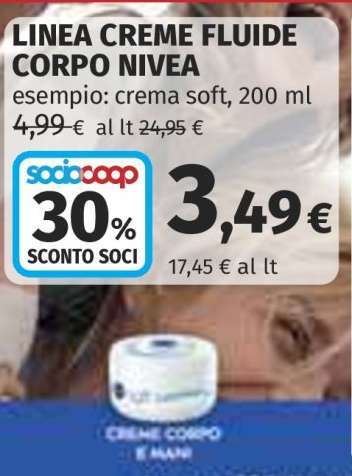 LINEA CREME FLUIDE CORPO NIVEA