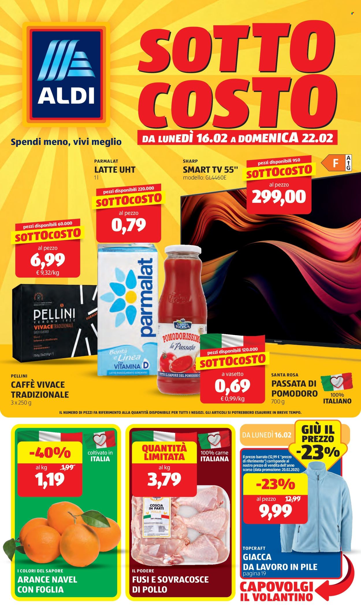 Volantino Aldi - 16/2/2026 - 22/2/2026. Pagina 1