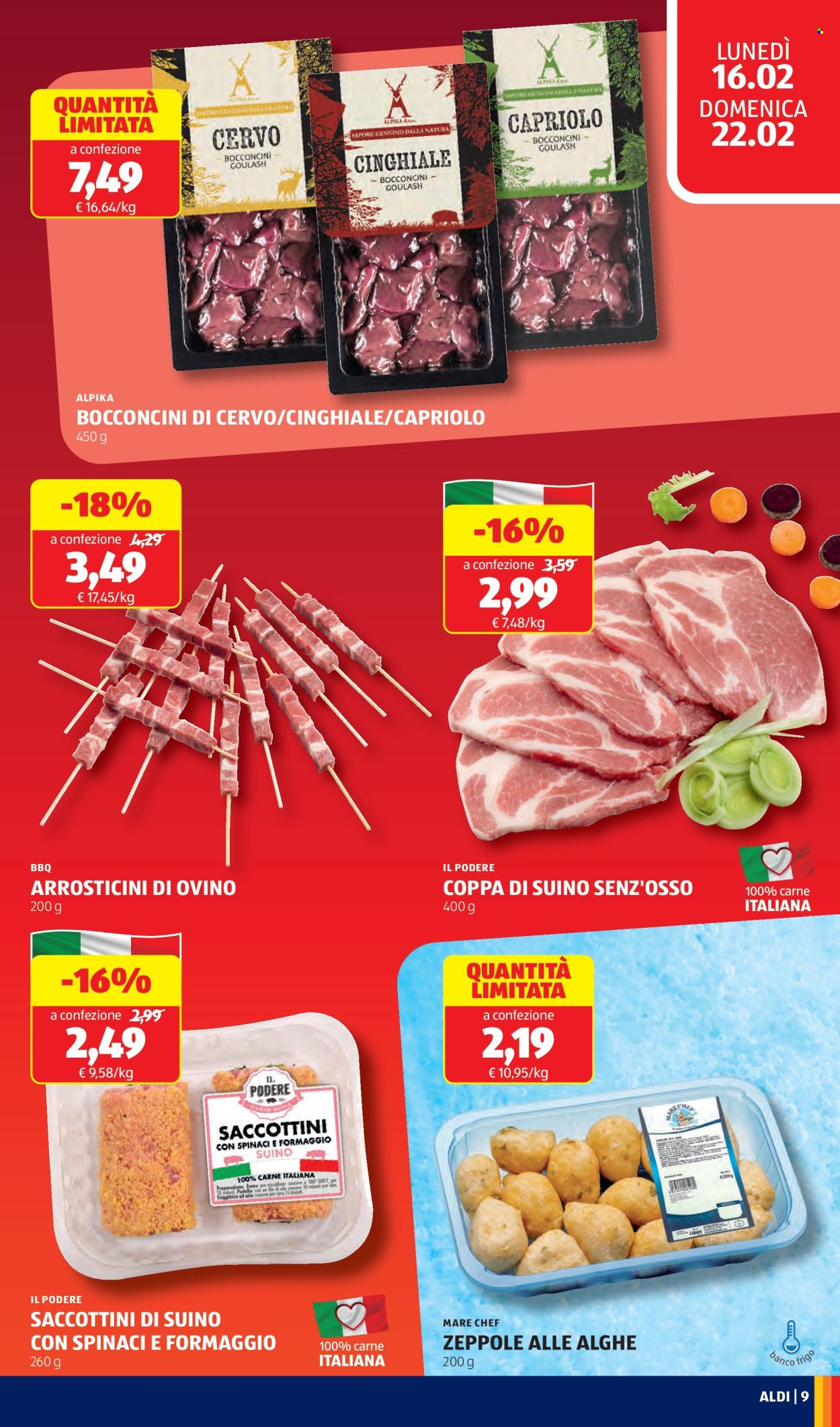Volantino Aldi - 16/2/2026 - 22/2/2026. Pagina 9