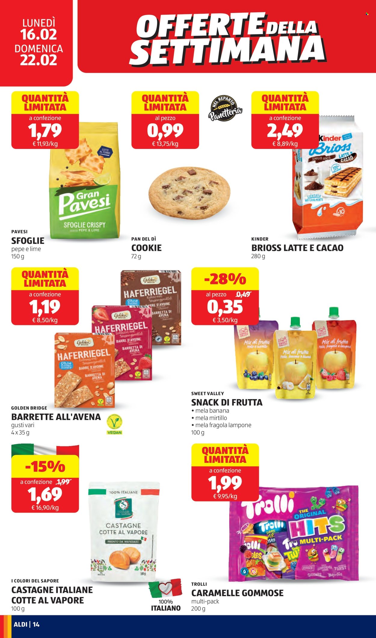 Volantino Aldi - 16/2/2026 - 22/2/2026. Pagina 14