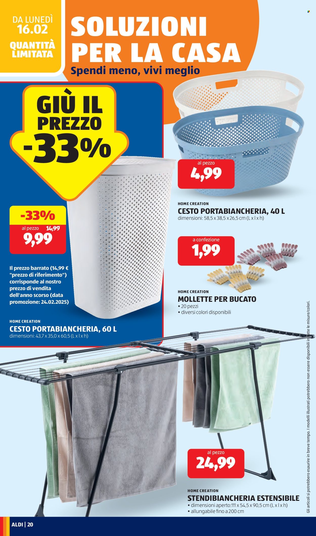 Volantino Aldi - 16/2/2026 - 22/2/2026. Pagina 20