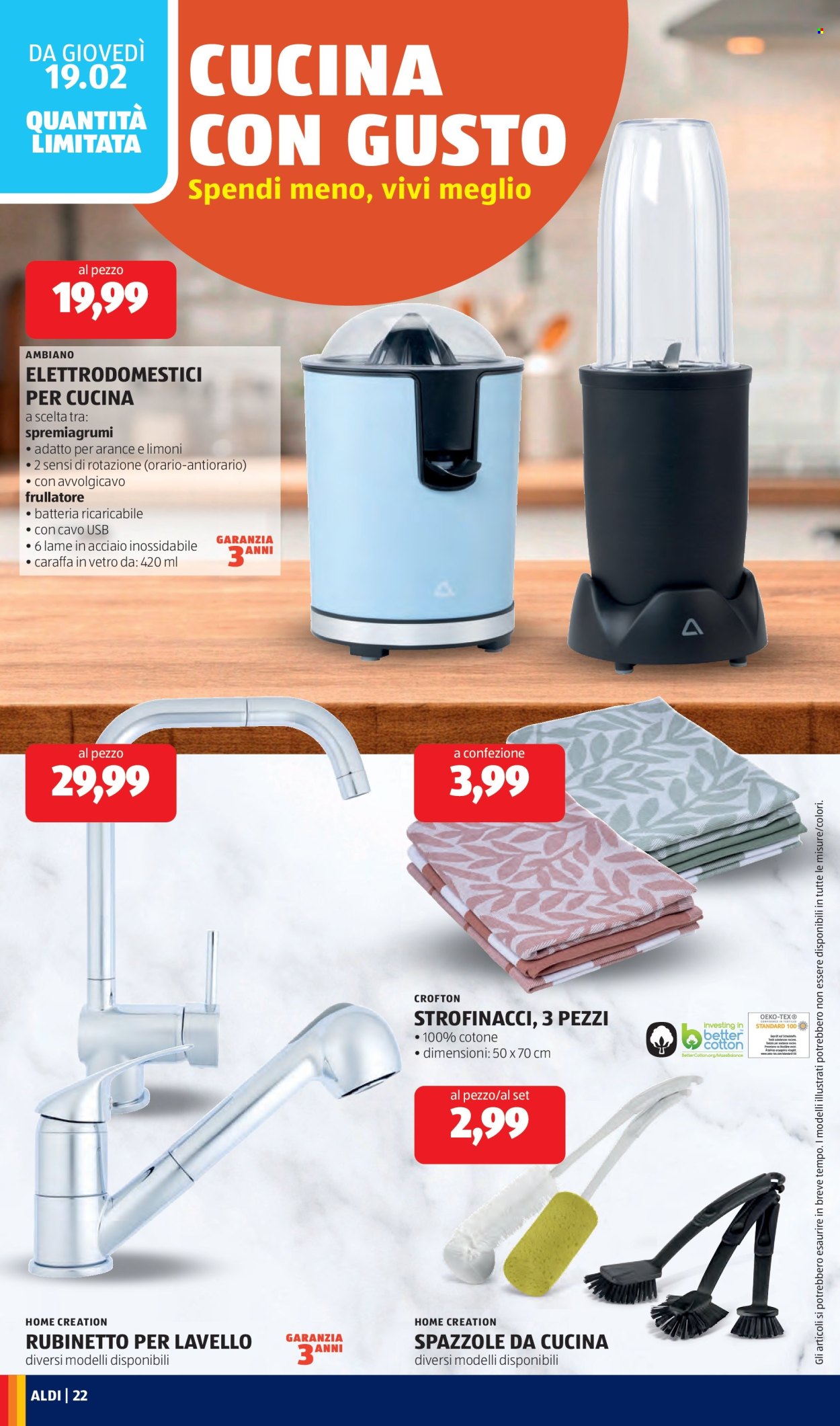 Volantino Aldi - 16/2/2026 - 22/2/2026. Pagina 22