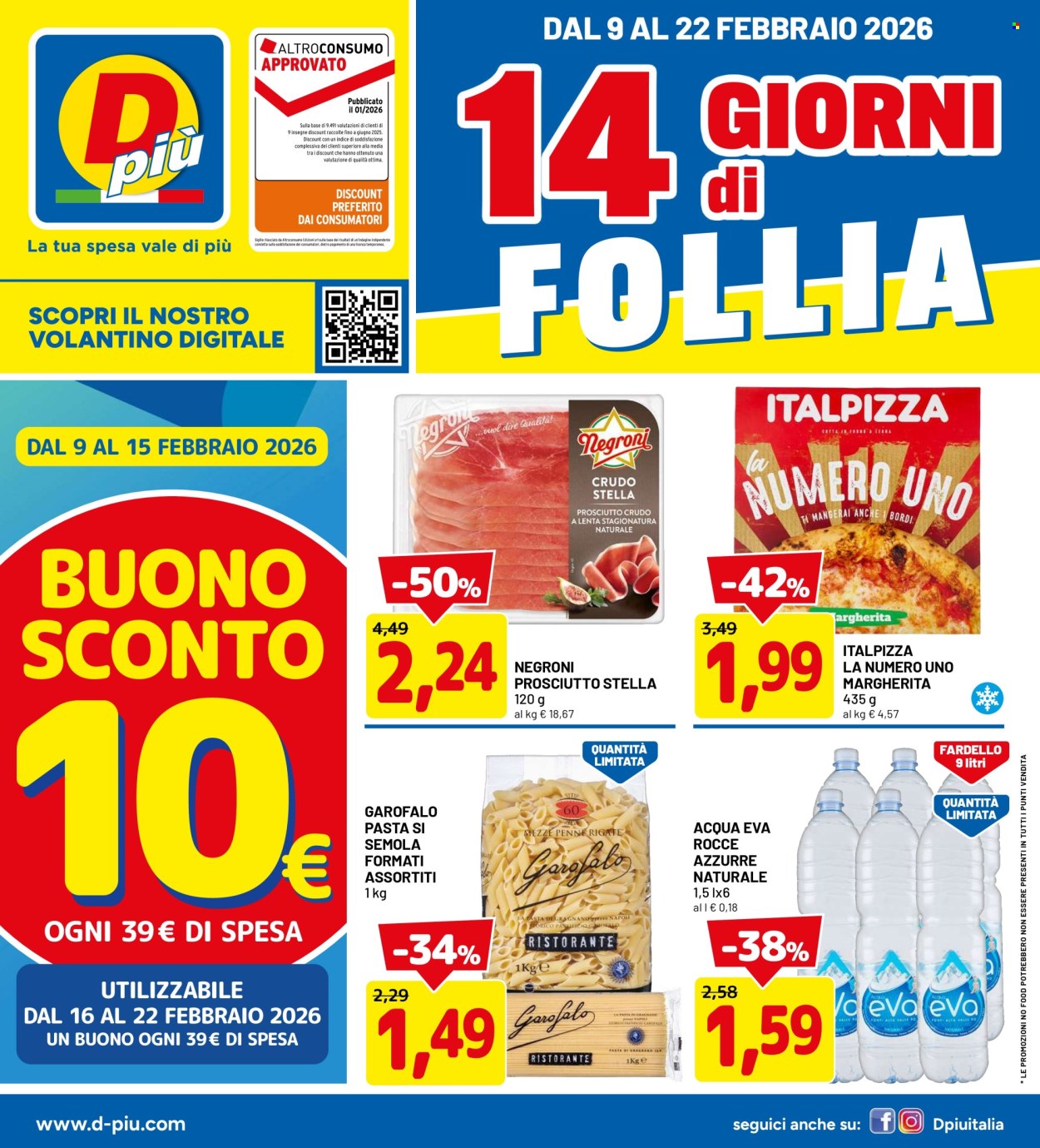 Volantino Dpiù - 9/2/2026 - 22/2/2026. Pagina 1