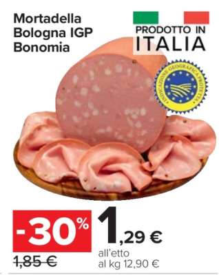 Mortadella Bologna IGP Bonomia