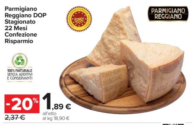 Parmigiano Reggiano DOP Stagionato 22 Mesi Confezione Risparmio