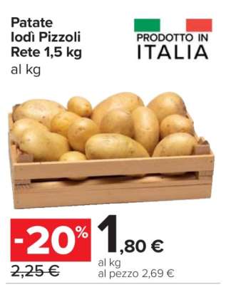 Patate Iodi Pizzoli Rete 1,5 kg