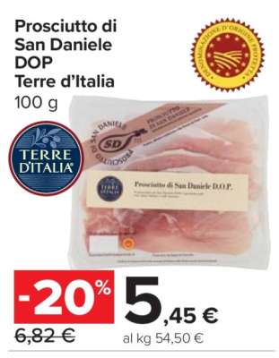Prosciutto di San Daniele DOP Terre d'Italia
