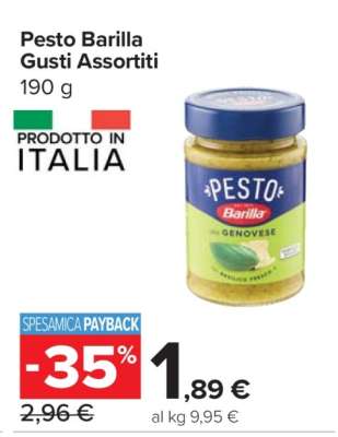 Pesto Barilla Gusti Assortiti