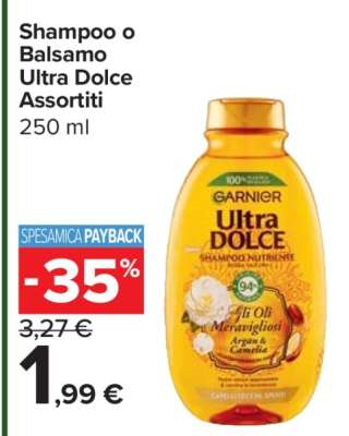 Shampoo o Balsamo Ultra Dolce Assortiti