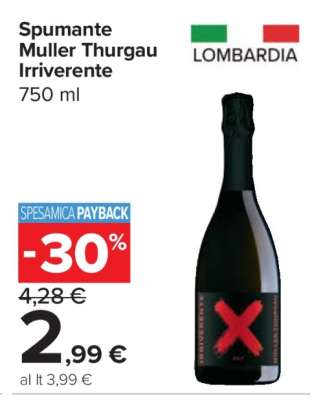 Spumante Muller Thurgau Irriverente