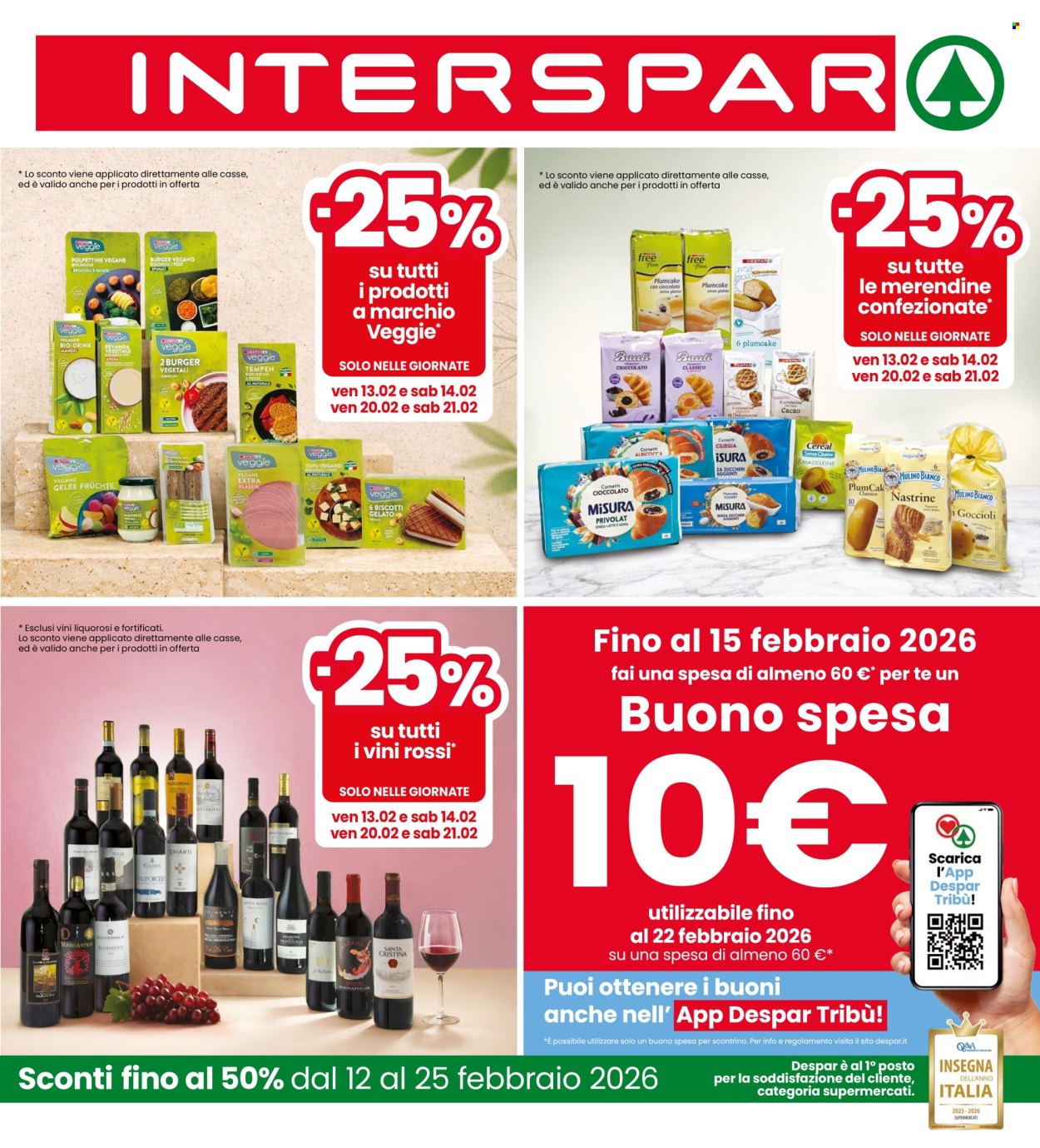 Volantino Interspar - 12/2/2026 - 25/2/2026. Pagina 1